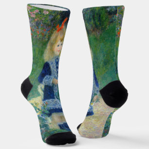 Chaussette Pierre-Auguste Renoir - Une fille avec une canne d