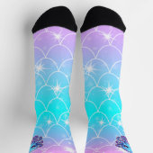 Chaussette Pieuvre bleue mignonne (Haut)