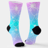 Chaussette Pieuvre bleue mignonne (Angulaire)