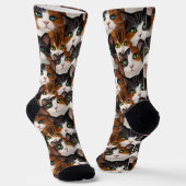 Chaussette Pile De Chaussettes De Chat (Angulaire)