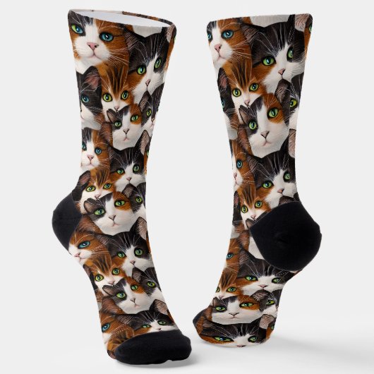 Chaussette Pile De Chaussettes De Chat (Angulaire)