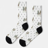 Chaussette Pin des bois renne forestier (Gauche)