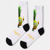 Chaussette Pine O Chaussettes - Pineappy Empire (Gauche)