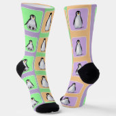 Chaussette Pingouins pour bébés (Angulaire)