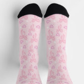 Chaussette Pink Bow and Heart Socks (Haut)