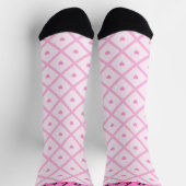 Chaussette Pink Heart Moderne Plaid Collection (Haut)