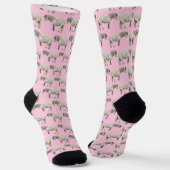 Chaussette Pink horse socks (Angulaire)
