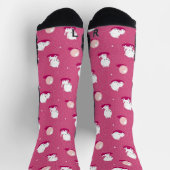 Chaussette Pink Pretty Kitty Motif (Haut)