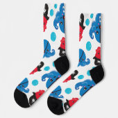 Chaussette Pirate Octopus, Motif de pieuvre, Animaux de mer (Gauche)
