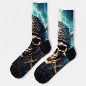 Chaussette Pirate Skull with Swords (Gauche)