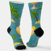Chaussette Pixel Pina Coladas (Angulaire)