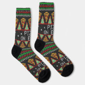 Chaussette Pizza Ugly Christmas Sweat (Droite)