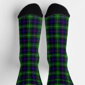 Chaussette plaid bleu vert de tartan du sud (Haut)
