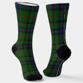 Chaussette Plaid bleu vert tartan Park (Angulaire)