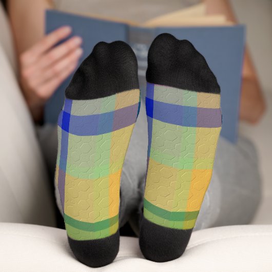 Chaussette Plaid Décoratif (Fond)