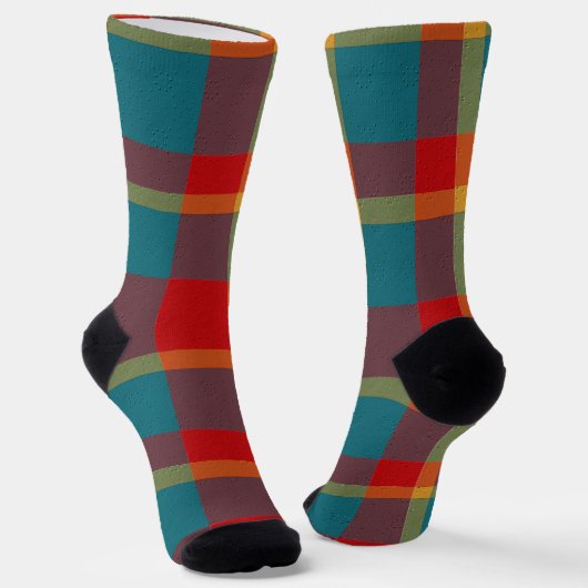 Chaussette Plaid Décoratif (Angulaire)