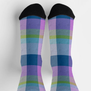 Chaussette Plaid Décoratif