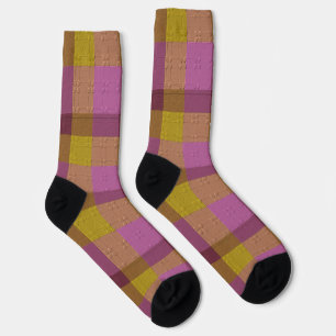 Chaussette Plaid Décoratif