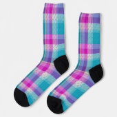 Chaussette Plaid Décoratif (Gauche)