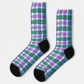 Chaussette Plaid en bande Lucky (Gauche)