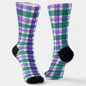 Chaussette Plaid en bande Lucky (Angulaire)