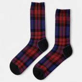 Chaussette Plaid Rustic Checkered Pattern Tartan (Gauche)