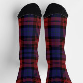 Chaussette Plaid Rustic Checkered Pattern Tartan (Haut)