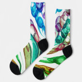 Chaussette Plaisir à bulle pullée / Greenleaf / (Gauche)