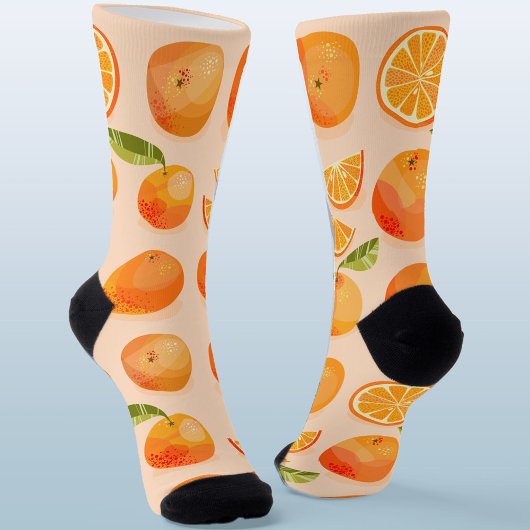 Chaussette Plaisir aux fruits d'orange d'agrumes