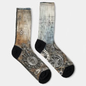 Chaussette Plan directeur - Décor de l'architecte (Droite)