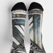 Chaussette Plan directeur - Décor de l'architecte (Haut)