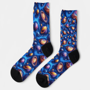 Chaussette Planètes lunaires galaxie