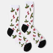 Chaussette Plante Holly Commun Et Motif Red Bows (Droite)