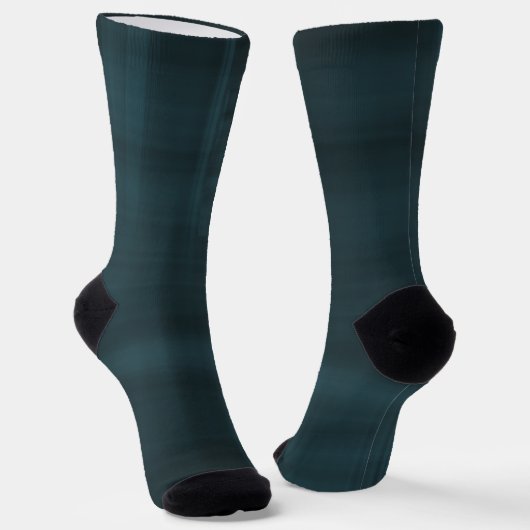 Chaussette Plaqué noir et Turquoise (Angulaire)