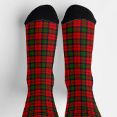 Chaussette Plaque vert rouge tartan MacDuff (Haut)