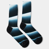 Chaussette Plaques bleues abstract (Droite)