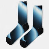 Chaussette Plaques bleues abstract (Gauche)