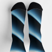Chaussette Plaques bleues abstract (Haut)