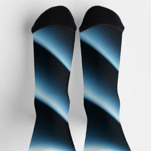 Chaussette Plaques bleues abstract (Haut)