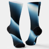 Chaussette Plaques bleues abstract (Angulaire)
