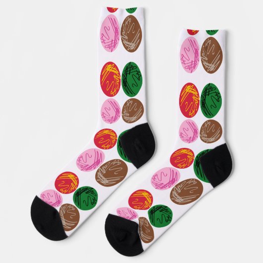 Chaussette Plaques de culture bactérienne (Gauche)