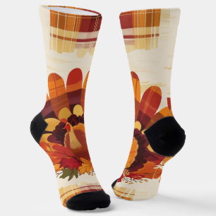 Chaussette Plumes d'Automne