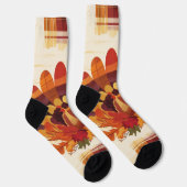 Chaussette Plumes d'Automne (Droite)
