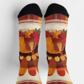 Chaussette Plumes de l'automne (Haut)