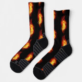 Chaussette Plumes de paquetage de feu (Gauche)