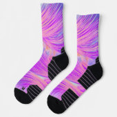 Chaussette Plumes roses (Gauche)