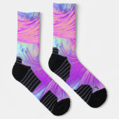 Chaussette Plumes roses (Droite)