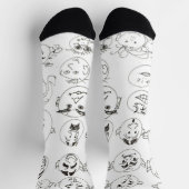 Chaussette Plusieurs visages (Haut)