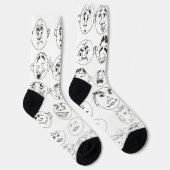 Chaussette Plusieurs visages (Droite)