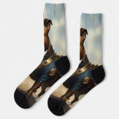 Chaussette Poches mécaniques : Steampunk Staffordshire Terrie (Gauche)